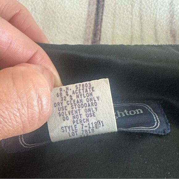 Vintage Burnout Velvet Blazer Size 12P Floral Jacket Boho Goth Whimsigoth 90s - Picture 9 of 9